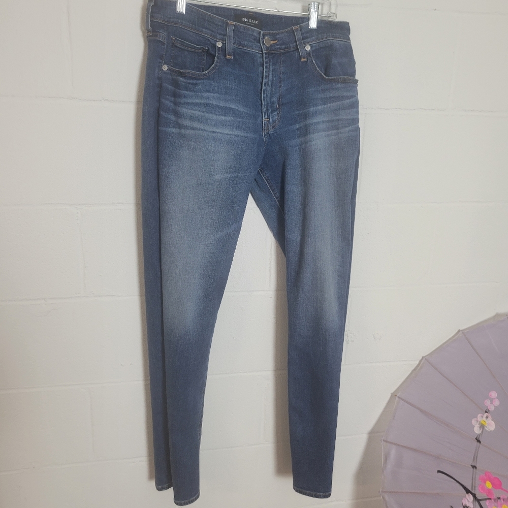 Big Star XVI 15 Division Modern Straight Medium Wash Jeans Size 33x31